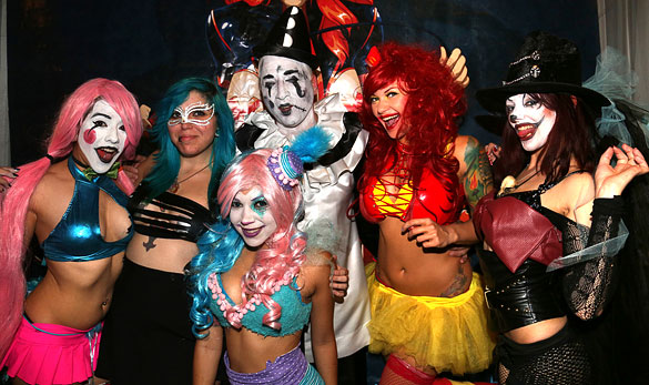 Robert Frost and crew at Twisted Circus