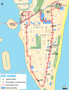 South Beach Local / Shuttle Bus Map