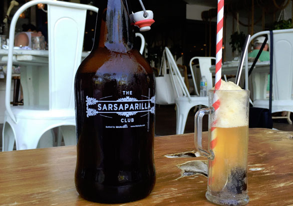 Cool off with the sweet Sarsaparilla Club Root Beer Float