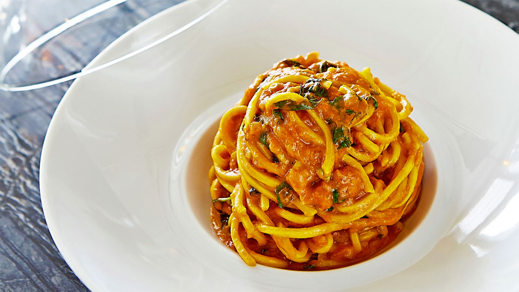 Spaghetti with Tomato & Basil at Scarpetta