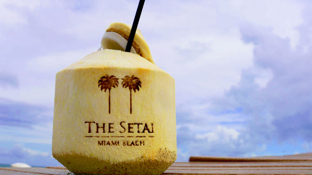 Coconut Cocktails at the Setai, Miami Beach