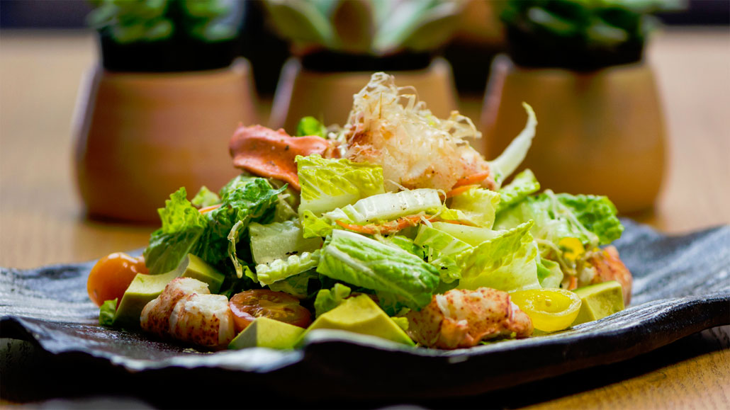 Lobster Salad with Ginger Dressing at Sushi Garage