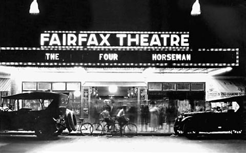 Fairfax Theater in 1921