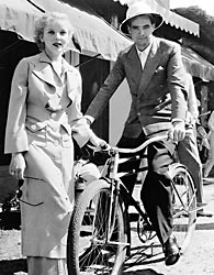 Ida Lupino and Howard Hughes in Miami Beach