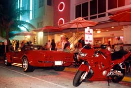 Johnny Rocket's on Ocean Drive