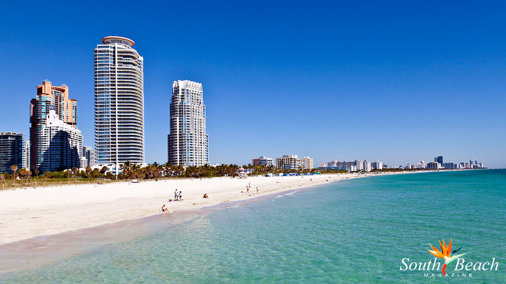 View from the southern tip of South Beach looking north