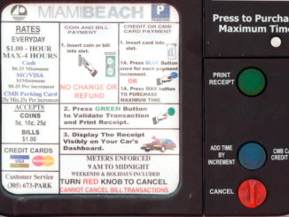 Miami Beach Parking Meter