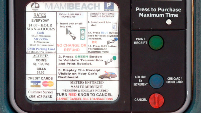 Miami Beach Parking Meter