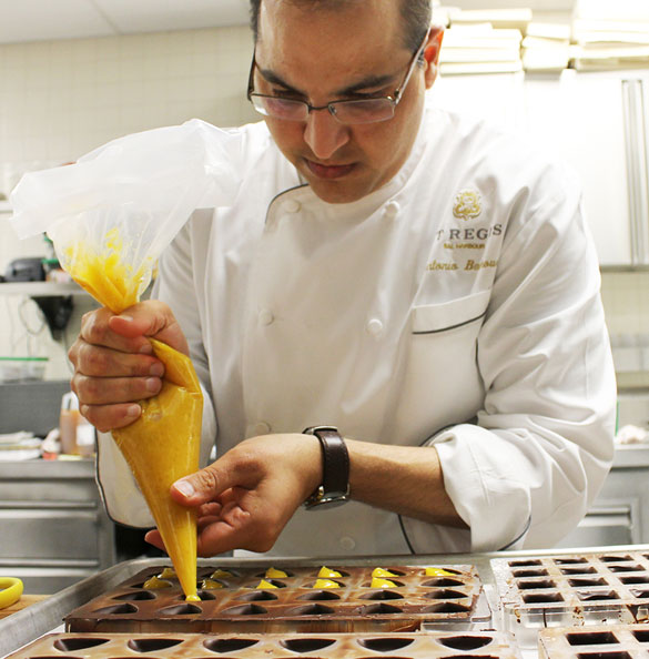 Working in a busy hotel kitchen keeps Chef Antonio Bachour focused and challenged