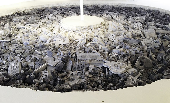 "Welcome to the Future," by artist Daniel Arsham