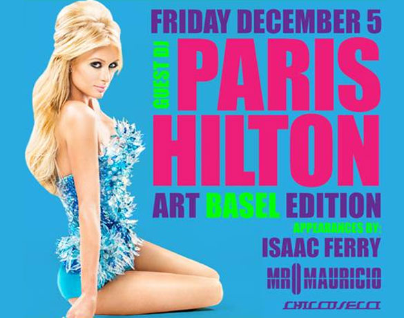 Paris Hilton at Wall