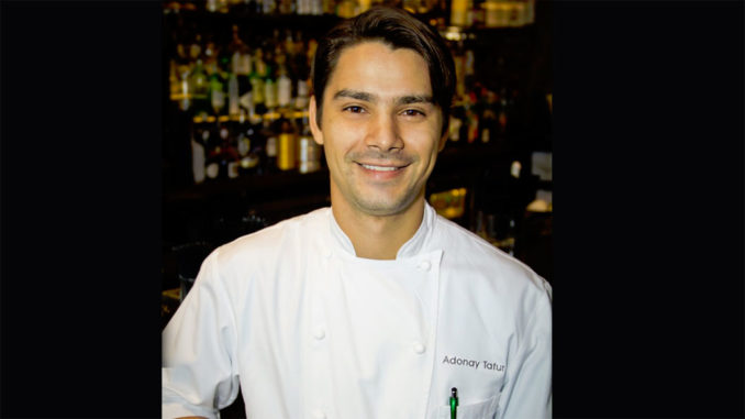 Executive Chef Adonay Tafur