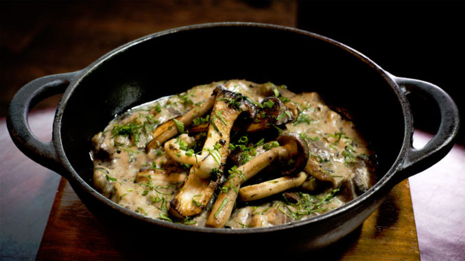 Papa Seca con Champinones is a hearty Peruvian dish with potatoes and mushrooms (photo: Jennifer Kane)