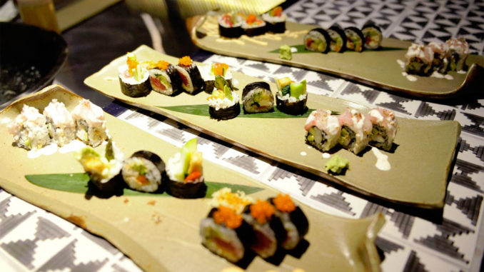 DÔA menu includes Japanese makis & Peruvian tiraditos