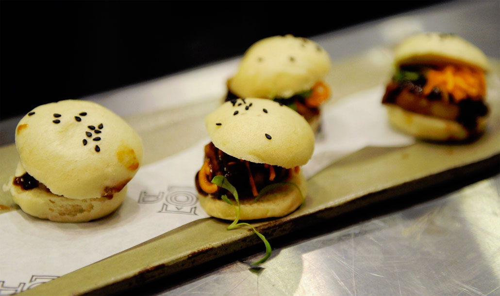 DÔA steamed buns pair with the new cocktail menu.  (photo: World Red Eye)