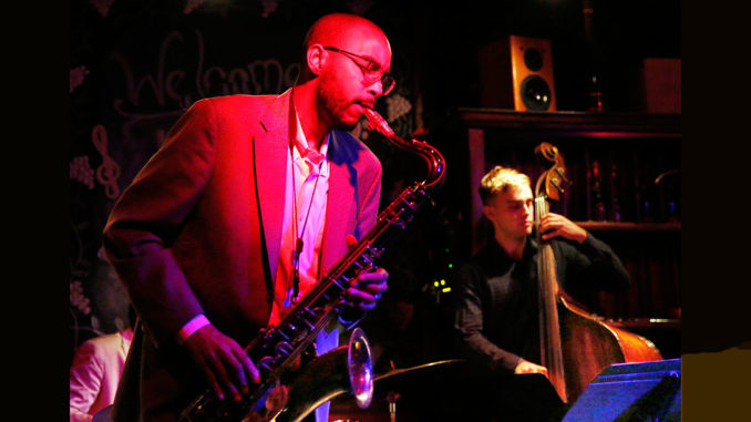 Melvin Butler and Bob Bruya with the Tal Cohen Quartet at Le Chat Noir