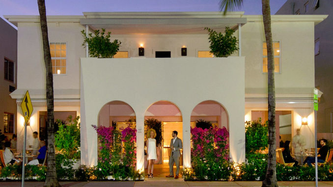 Forte dei Marmi Restaurant and Arts Club on Ocean Drive