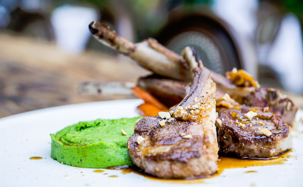 Colorado Lamb Chops at Villa Azur, South Beach