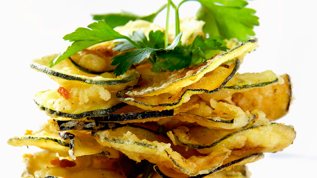 Crisp Fried Zucchihi at Estiatorio Milos