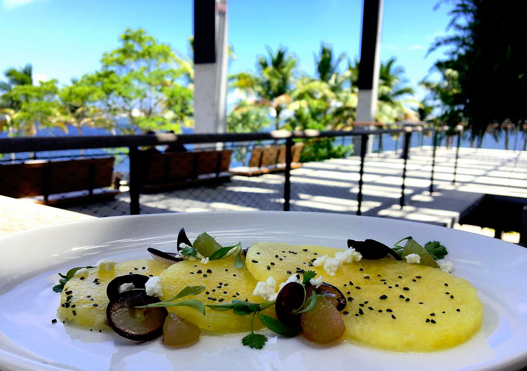 Watermelon Carpaccio at PAMM